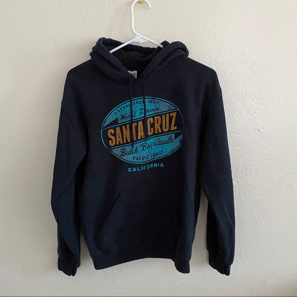 Black Santa Cruz Hoodie